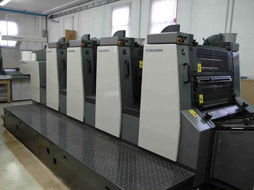 印刷厂彩色印刷机